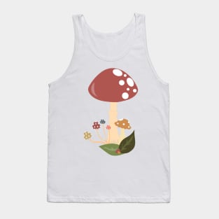 Mushroom pattern Tank Top